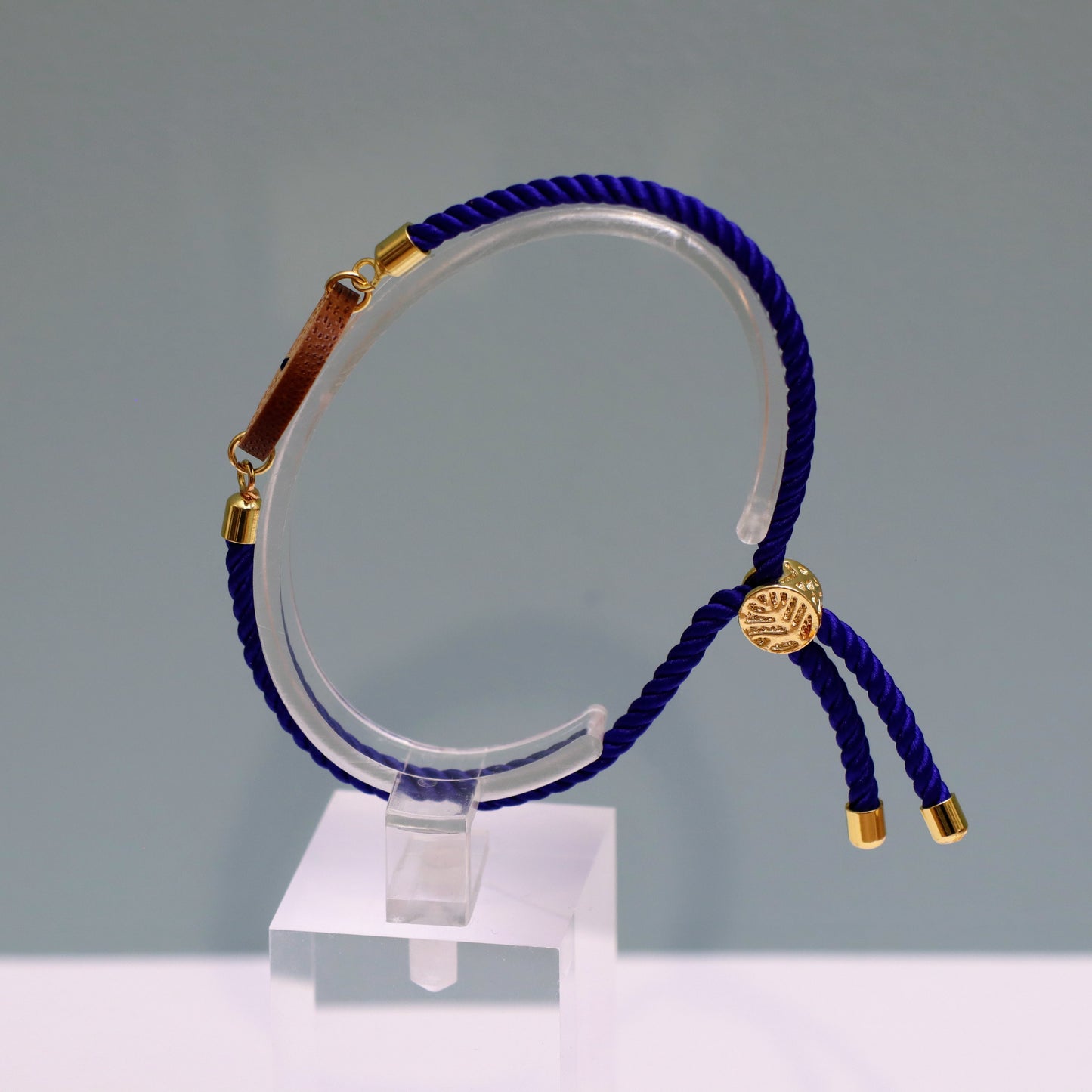 La Fleur de Vie : Harmonie et Équilibre Universel - Bracelet Bleu avec cristal Swarovski