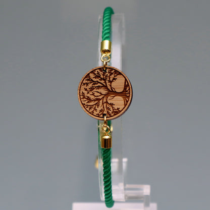 Arbre de Vie – Symbole de Croissance et de Connexion - Bracelet Vert