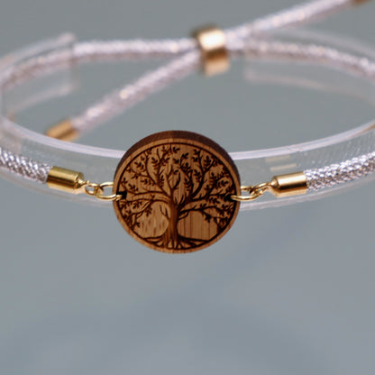 Arbre de Vie – Symbole de Croissance et de Connexion - Bracelet Argent