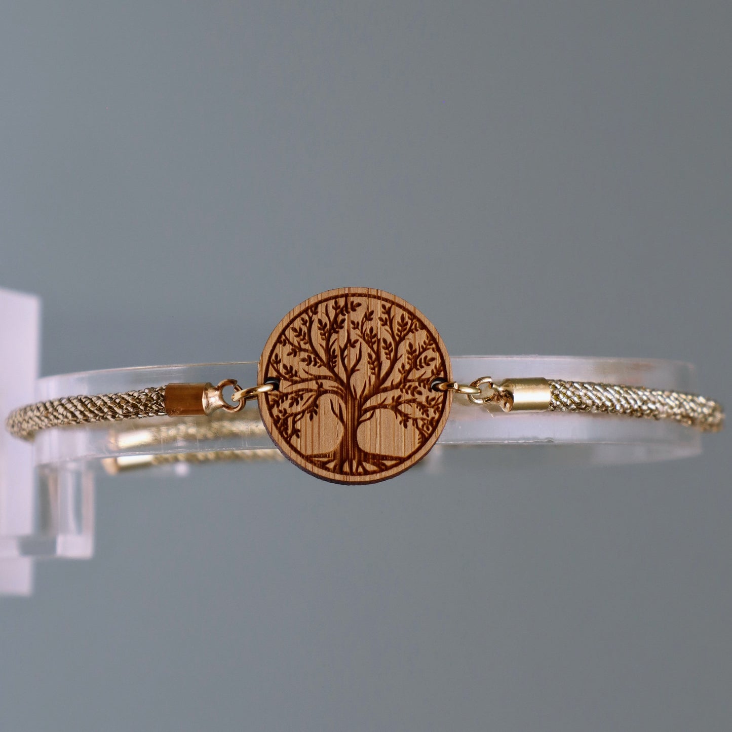 Arbre de Vie – Symbole de Croissance et de Connexion - Bracelet Doré