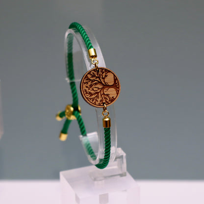 Arbre de Vie – Symbole de Croissance et de Connexion - Bracelet Vert