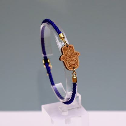 Main de Fatma : Symbole de Protection et de Bienveillance - Bracelet Bleu