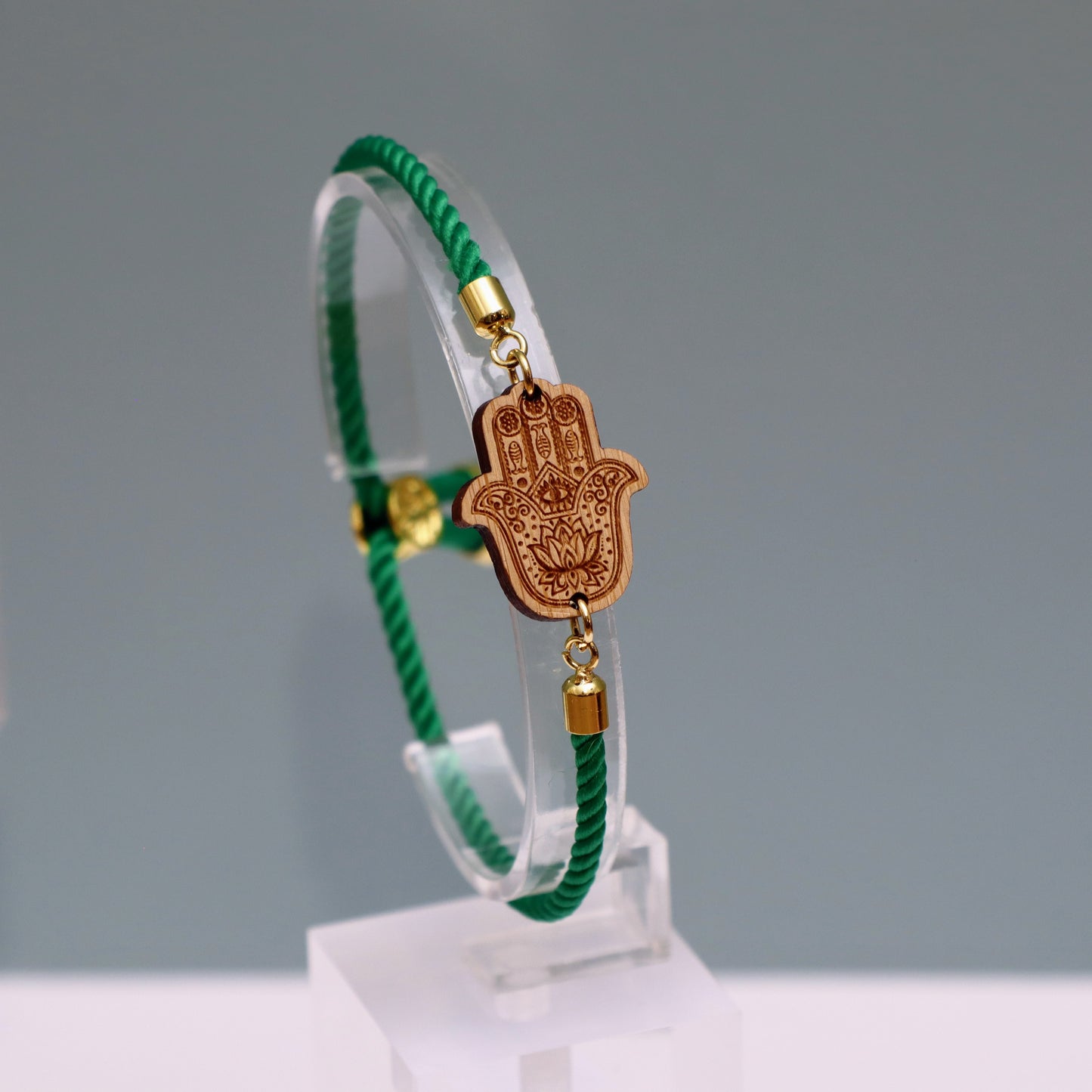 Main de Fatma : Symbole de Protection et de Bienveillance - Bracelet Vert